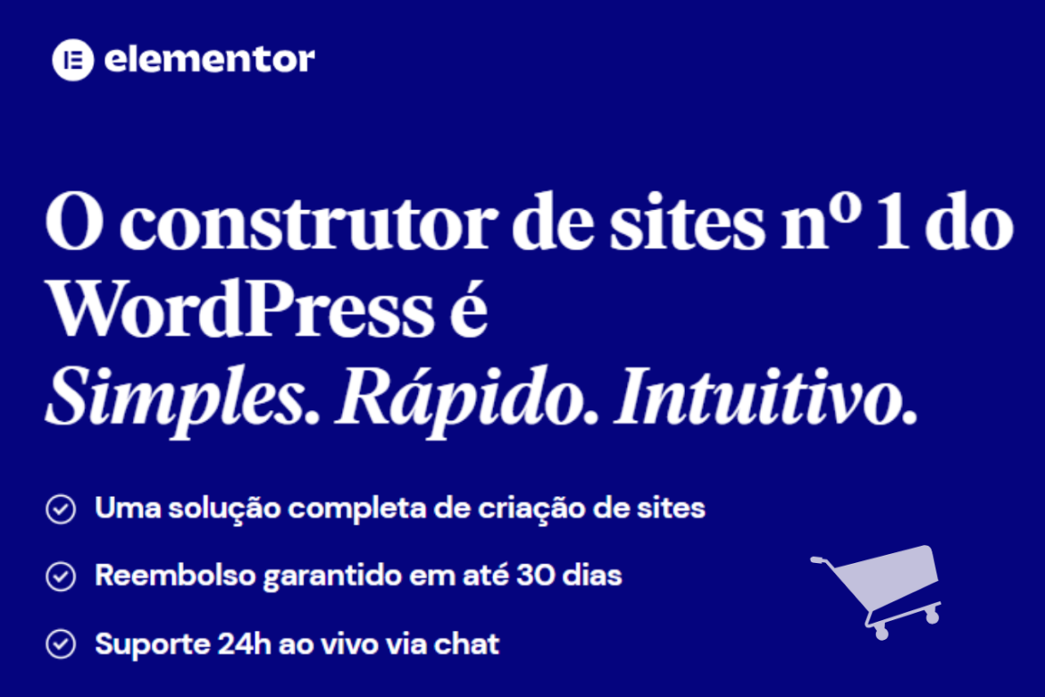 Melhor construtor de sites Elementor